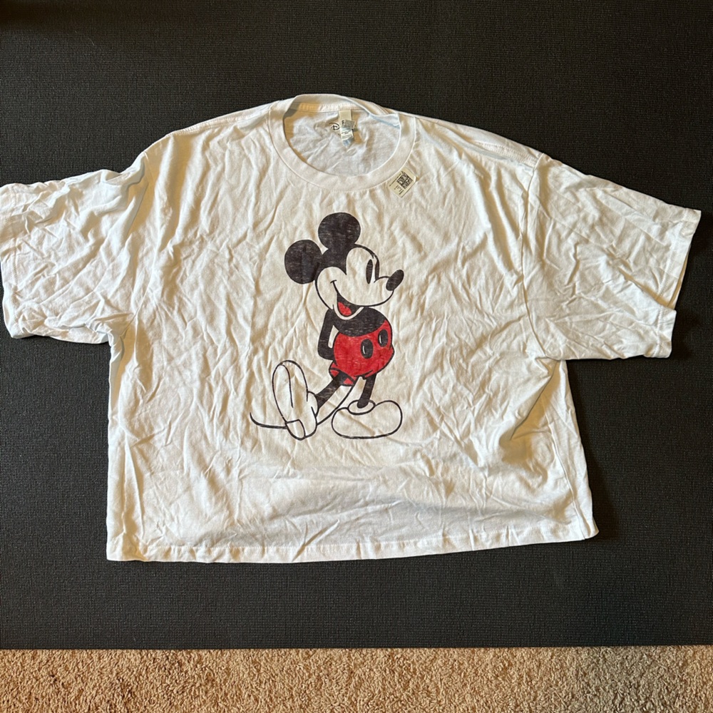 Cropped Oversized Boxy classic Mickey Tee